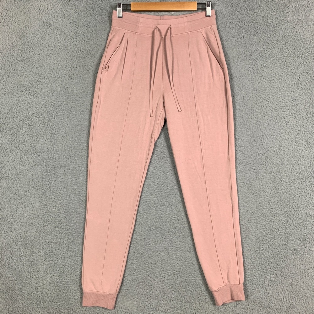 Kit And Ace Jogger Sweatpant Women's Small S Pink Drawstring Fleece Modal Blend